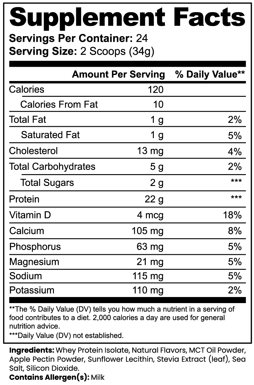 Whey IQ 100% Protein Isolate (Profit Vanilla)πͺ